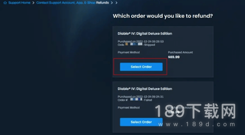 暗黑破坏神4退款失败怎么办 暗黑破坏神4退款失败解决方法