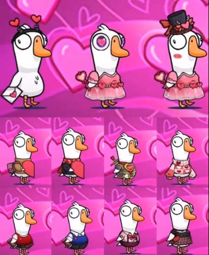 鹅鸭杀情人节新皮肤怎么样 鹅鸭杀情人节皮肤外观