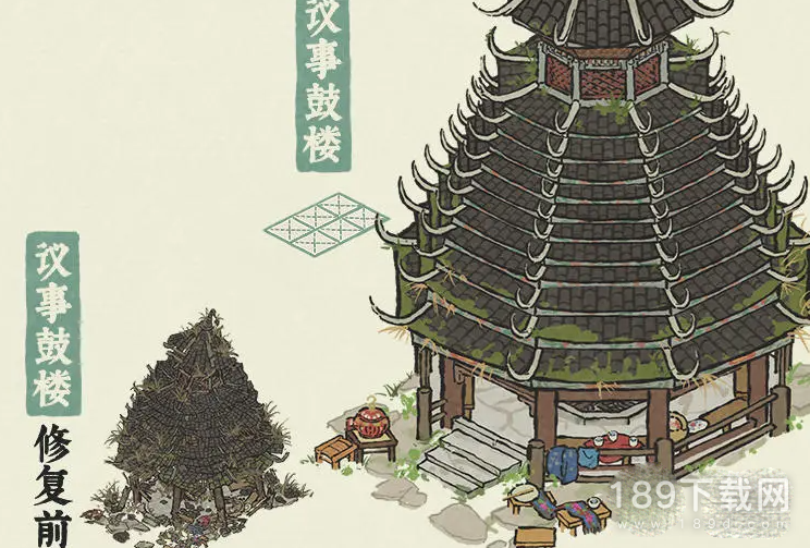 江南百景图议事鼓楼如何修复 江南百景图议事鼓楼修复指南